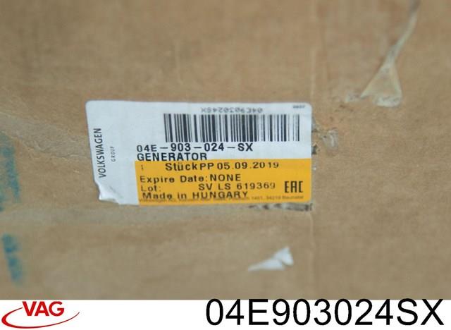 Авто генератор 04E903024SX VAG