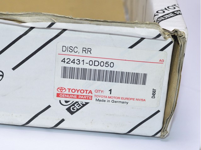 Диск гальмівний задній 424310D050 TOYOTA