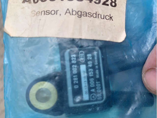 Датчик тиску вихлопних газів A0061534928 MERCEDES