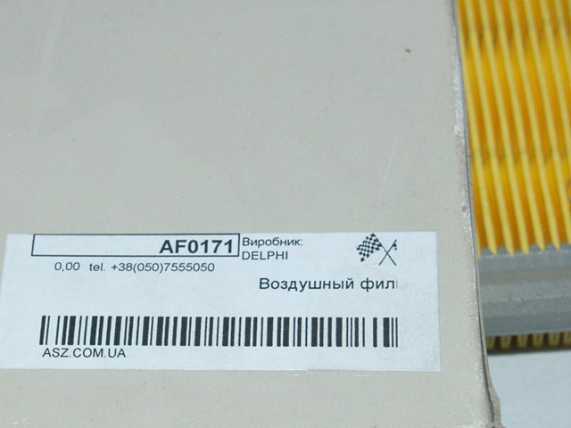 Фільтр повітряний 3007 opel astra 1,6-2,0 -02 AF0171