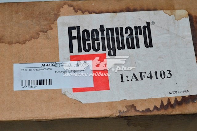 Елемент повітряного фільтра AF4103 FLEETGUARD
