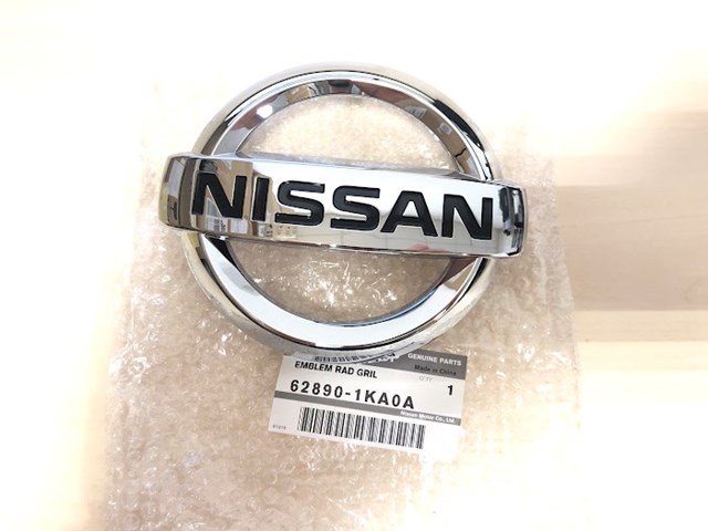 Фірмовий значок решітки радіатора 628901KA0A NISSAN