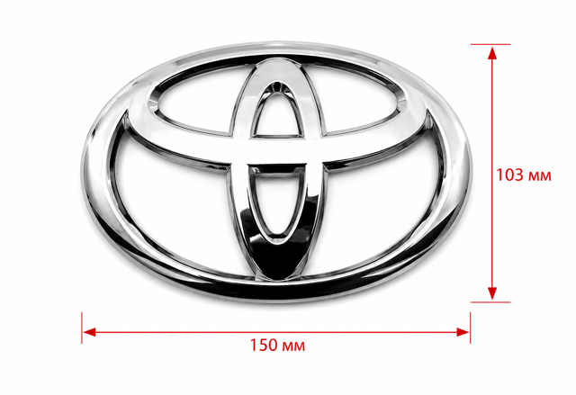 Фірмовий значок решітки радіатора 7531142010 TOYOTA