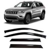 Дефлектор-обтікач (вітровики) на скло дверей, комплект 4 шт. Jeep Grand Cherokee IV