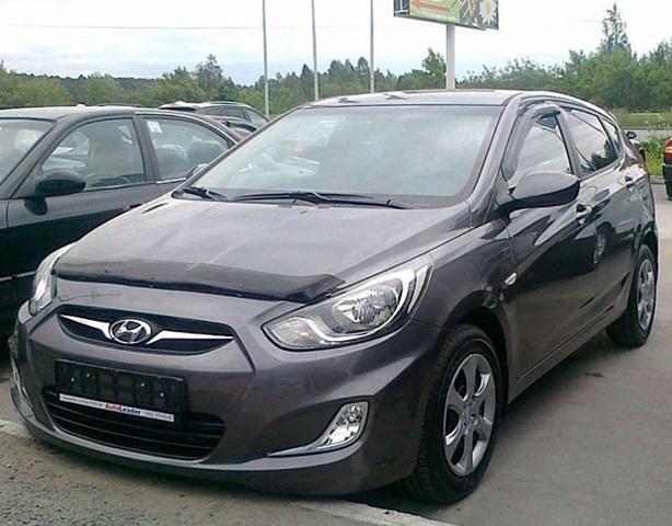 Дефлектор капота Hyundai Accent 4 RB