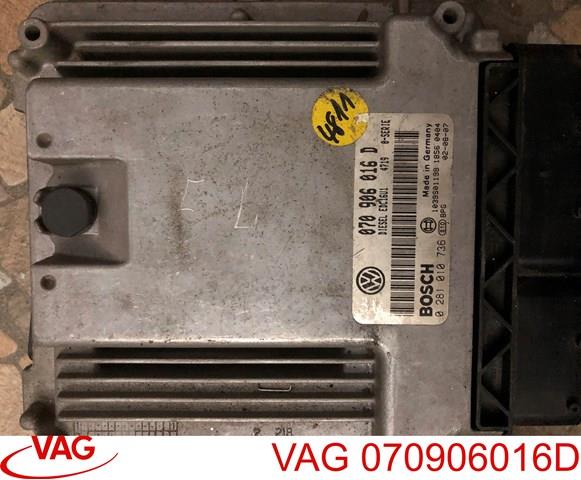 Блок електронного управління 070906016D VAG