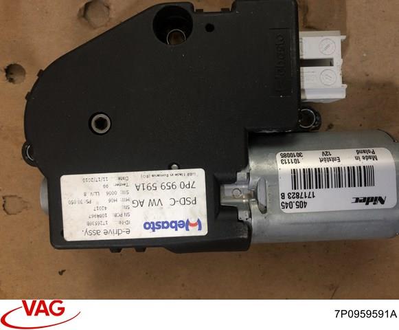 Мотор приводу люка 7P0959591A VAG