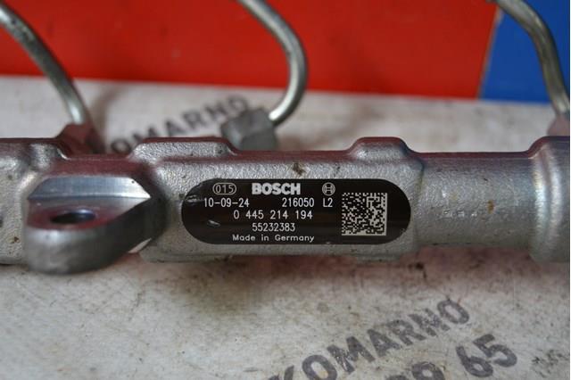 Рампа форсунок системи упорскування палива 0445214194 BOSCH