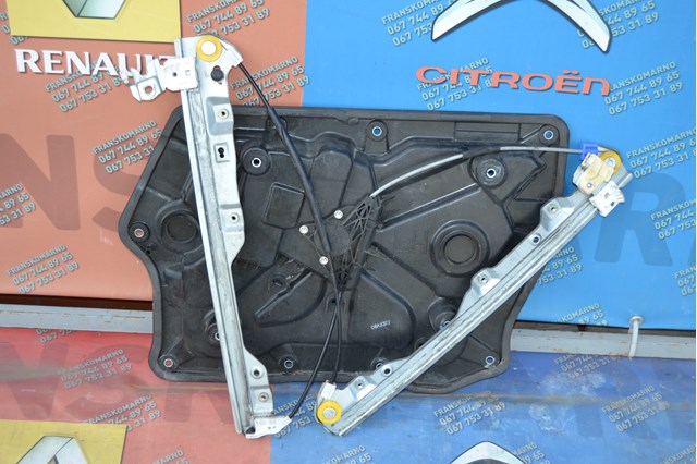 Механізм склопідіймача двері передньої, лівої Рено Колеос