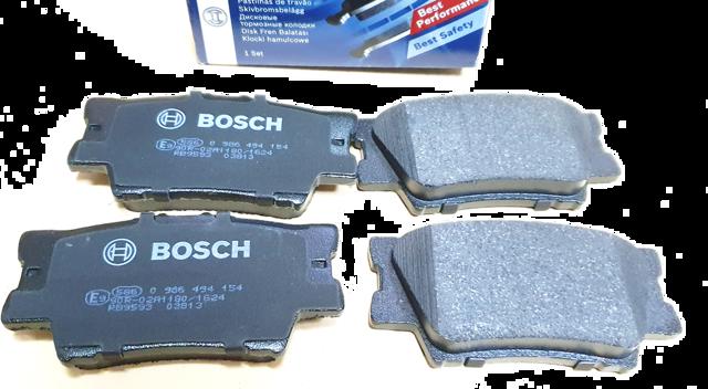 Колодки гальмівні задні, дискові 0986494154 BOSCH
