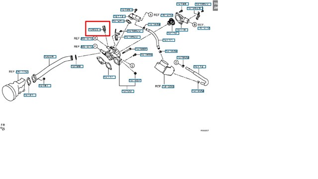 Покажчик температури охолоджуючої рідини Міцубісі Л200 3
