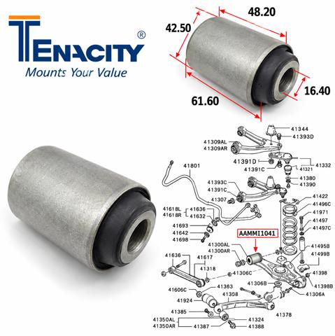 Сайлентблок заднього нижнього важеля AAMMI1041 TENACITY