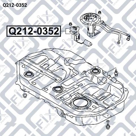 Датчик рівня палива в бензобаку Q2120352 Q-FIX