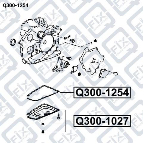 Прокладка піддону АКПП Q3001254 Q-FIX