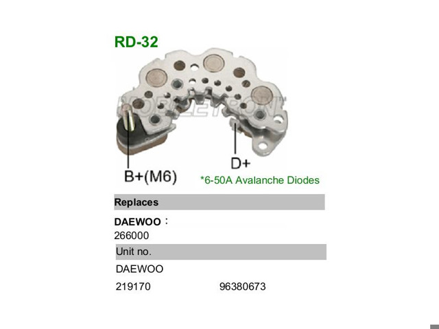 Діодний міст генератора RD-32