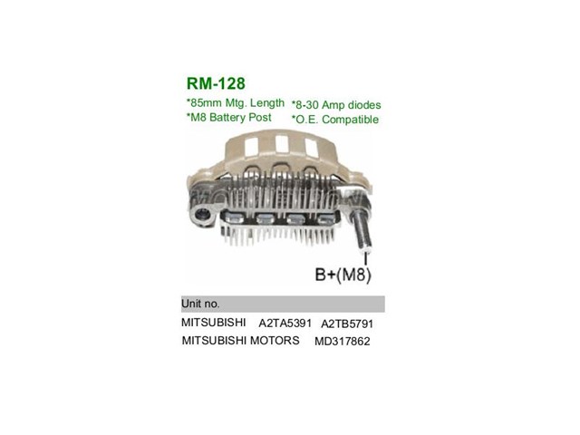 Діодний міст генератора RM-128