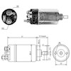 Реле втягує стартера ZM524 ZM