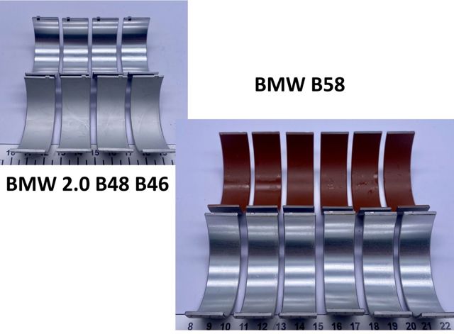 Вкладиші колінвала, шатунні, комплект, 1-й ремонт (+0,25) 11241021377 BMW