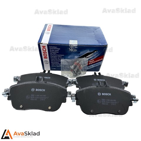 Колодки передні 0986494662 BOSCH