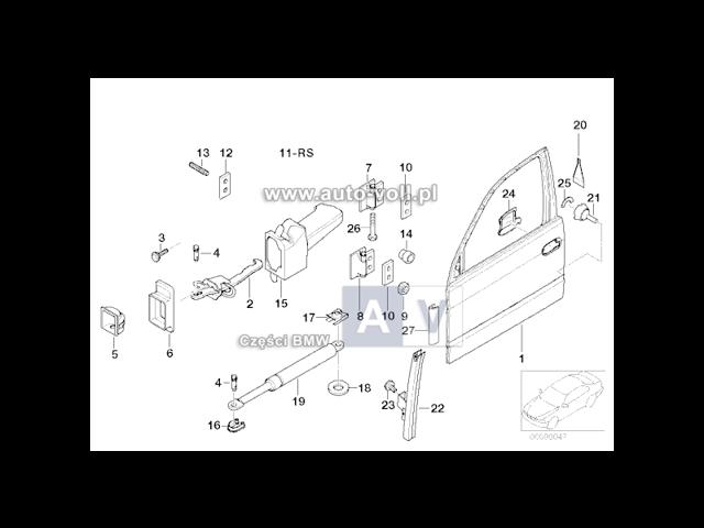 Водійські двері 41518216817 BMW