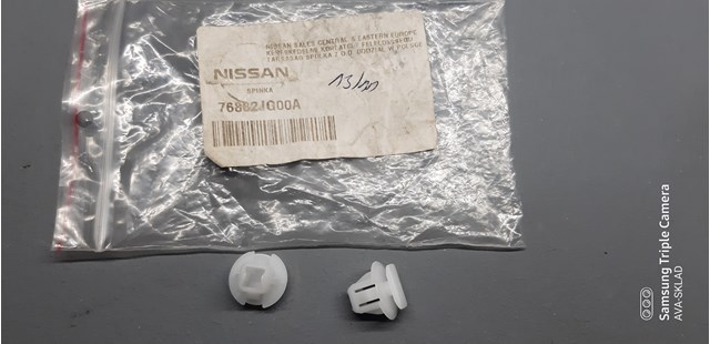 Пістон (кліп) кріплення підкрилки переднього крила 76882JG00A NISSAN