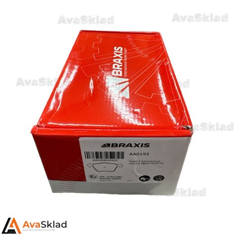 Передні гальмівні колодки AA0193 BRAXIS
