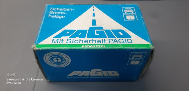 Передні гальмівні колодки T0882 PAGID