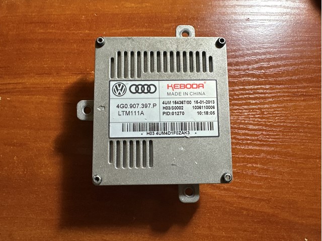 Блок розпалювання, ксенон 4G0907397P VAG