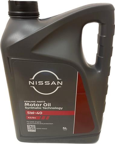 Олива моторна nissan motor oil 5w-40 5 літрів KE90090042