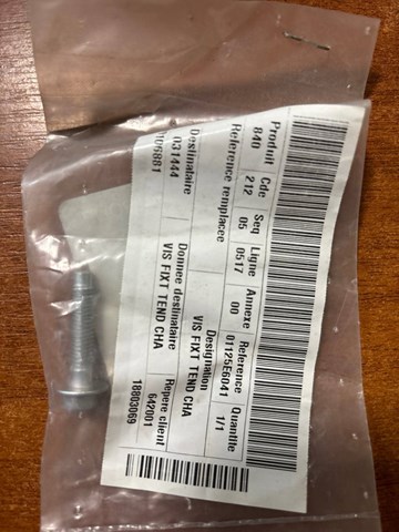 Болт натягувача ланцюга ГРМ 01125E6041 RENAULT