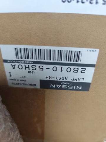 Фара передня права 260105SH0A NISSAN