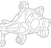 Цапфа - поворотний кулак задній, правий 423040R100 TOYOTA