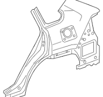 Крило заднє праве 616010R220 TOYOTA