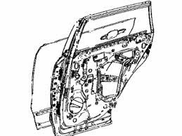 Двері задні в зборі 670030R121 TOYOTA