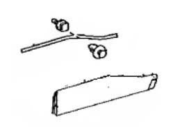 Накладка задніх дверей 7507842040 TOYOTA