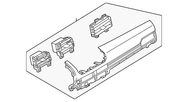 Решітка повітропровода права 8055A162XA MITSUBISHI