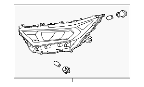 Права блок фара 811100R150 TOYOTA
