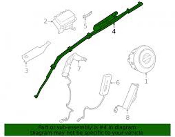 Подушка безпеки, збоку ейрбегів 985P16RR8A NISSAN
