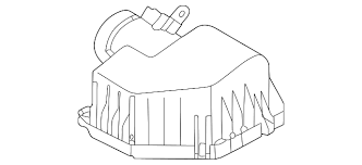 Корпус повітряного фільтра, верхня частина AX000034 MITSUBISHI