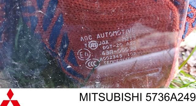 Скло задніх дверей, лівих 5736A249 MITSUBISHI