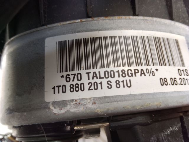 Подушка безпеки, водійська, AIRBAG 1T0880201AA81U VAG
