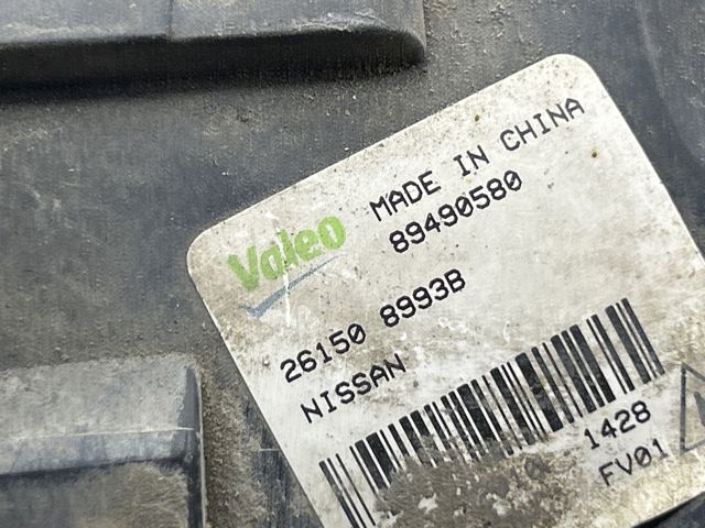 Протитуманки, ліваі, права 261508993B NISSAN