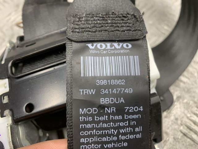 Пасок безпеки задній правий 39818862 VOLVO