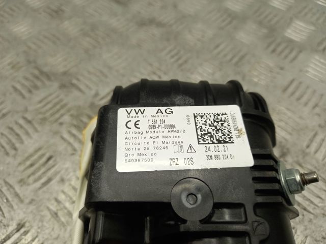 Установка подушки безпеки пасажира 3CM880204D VAG