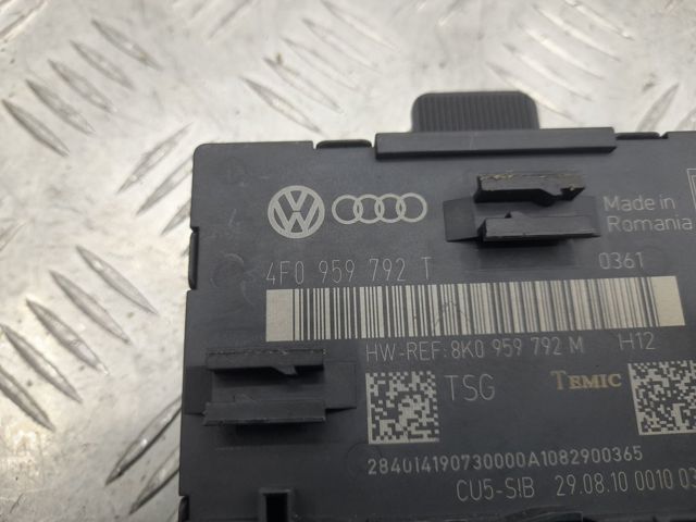 Блок комфорту передніх дверей 4F0959792T VAG