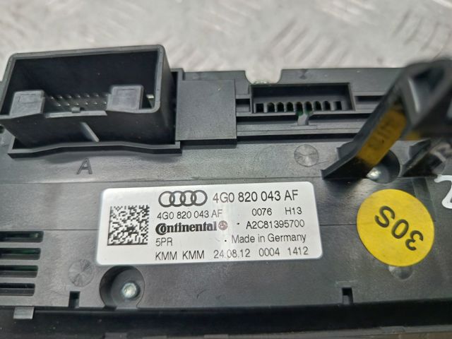 Апаратура регулювання контролю кондиціонування повітря 4G0820043AF5PR VAG