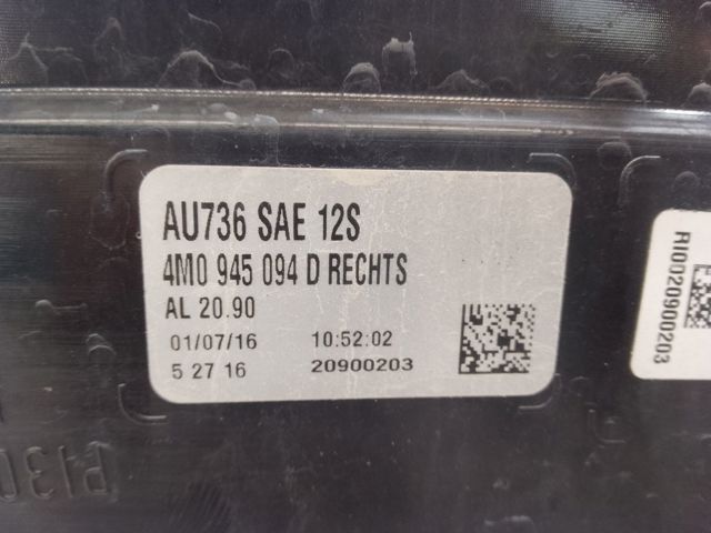 Ліхтар задній правий 4M0945094D VAG