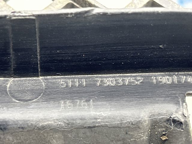 Решітка переднього бампера, центральна 51117303752 BMW