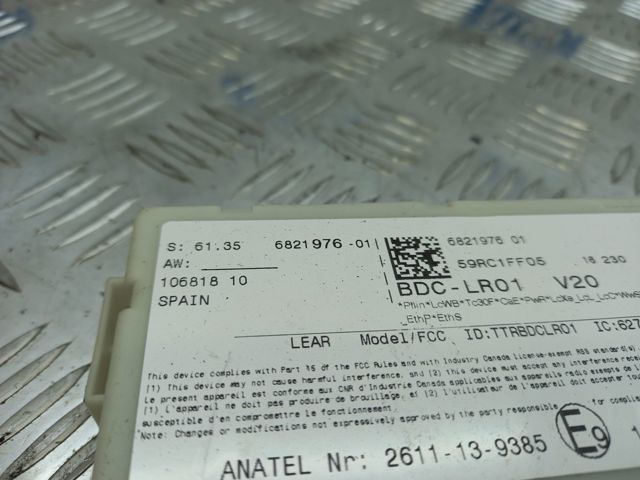 Блок управління комфорту 61355B5D695 BMW