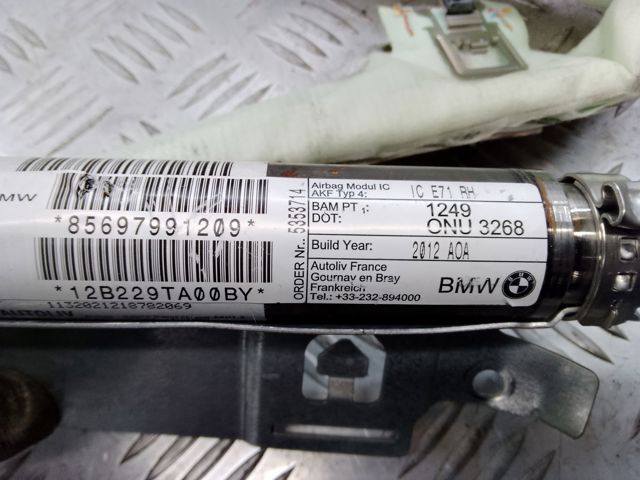 Подушка безпеки, бічна, права, AIRBAG 72126979912 BMW